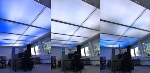 The ‘sky’ ceiling lighting system